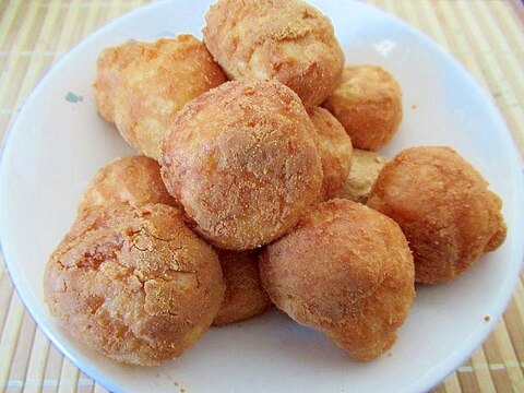 お餅入り、もちもちきなこドーナツ